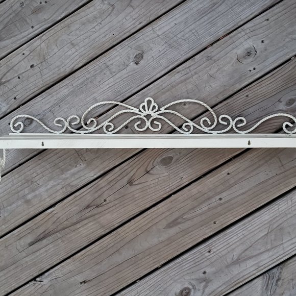 Hobby Lobby Wall Decor Hobby Lobby Metal Scroll Shelf Cream Poshmark